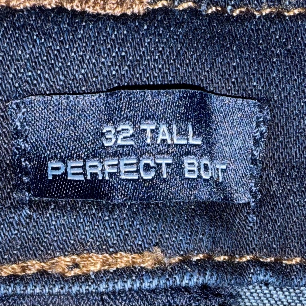 GAP Perfect Bootcut Jeans Size 14T/32 - Picture 8 of 10